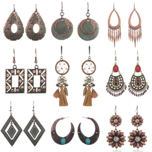 LOOK your best with our Elegantly styled Ethnic Vintage Drop Earrings