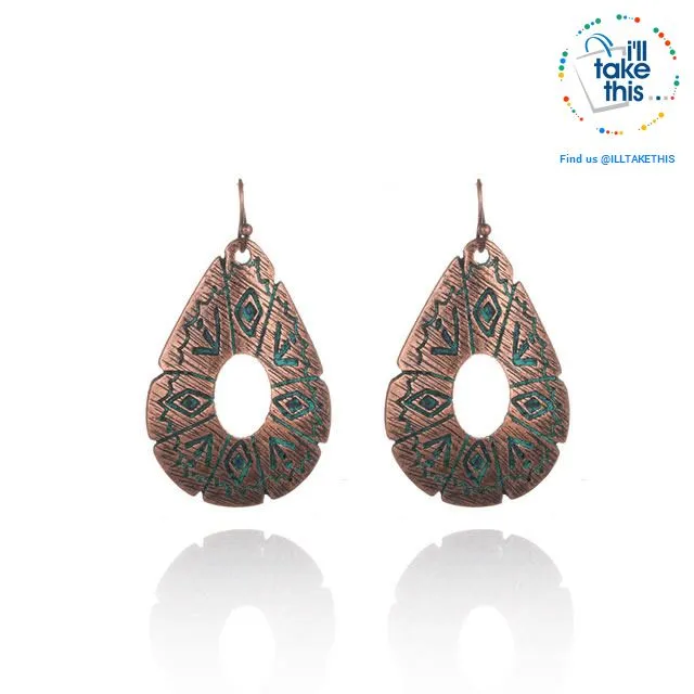 LOOK your best with our Elegantly styled Ethnic Vintage Drop Earrings