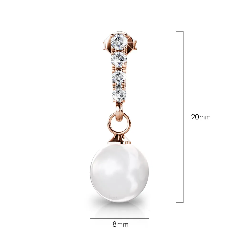 Lustrous Earrings Embellished With SWAROVSKI Crystals