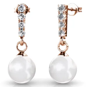 Lustrous Earrings Embellished With SWAROVSKI Crystals
