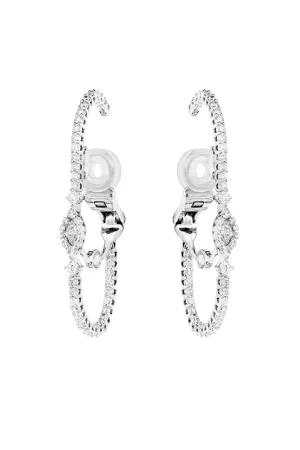 Marquise Rose Diamond Earrings