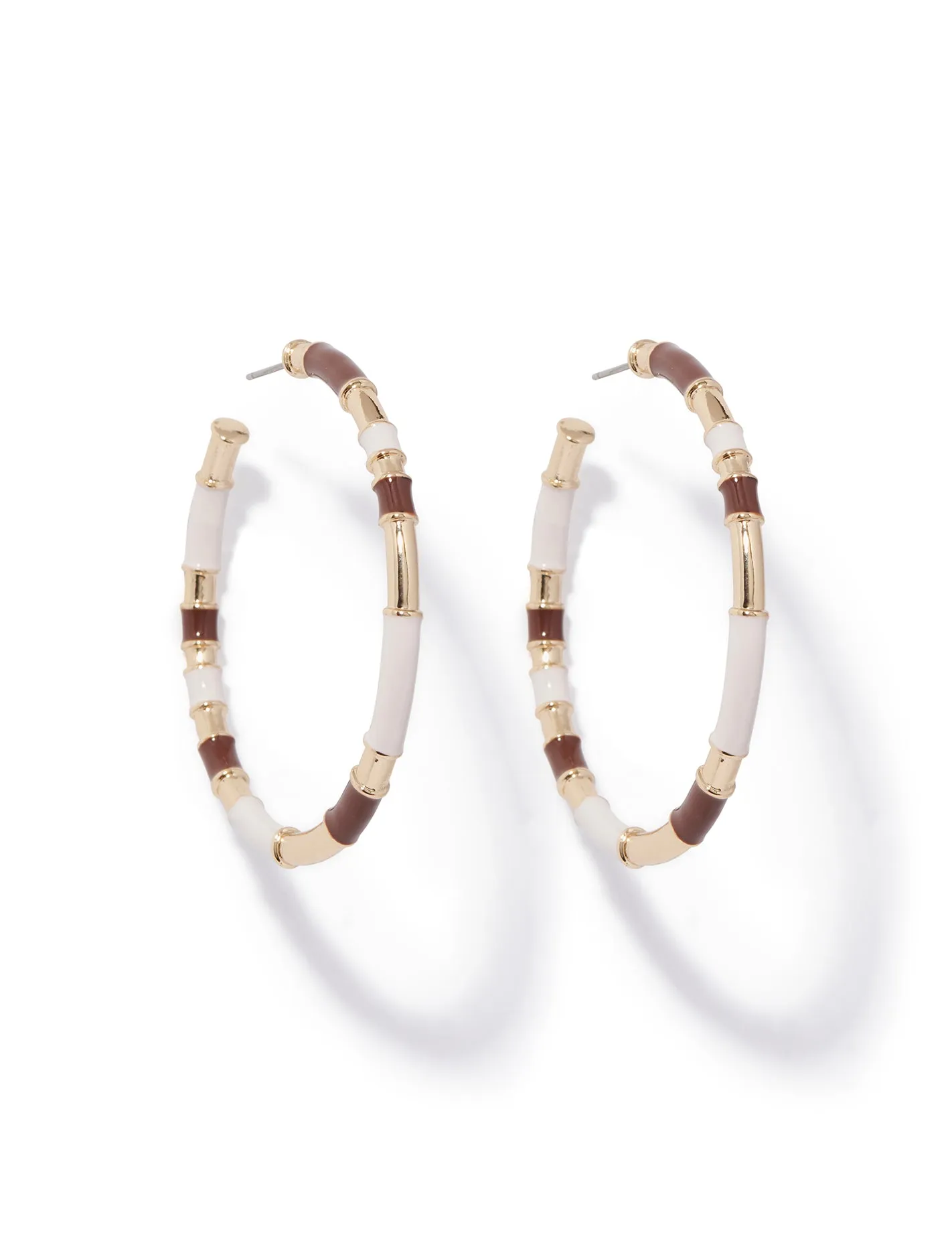 Maude Multi Woven Hoop Earrings