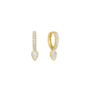 Mercer Sleepers Sterling 925 - Gold   Crystal