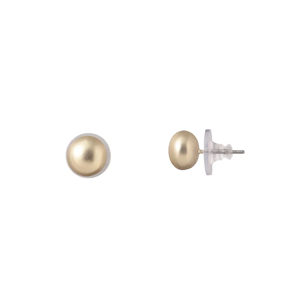 Metal Ball Stud Earrings