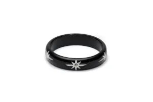 Midi Black Starburst Maiden Bangle