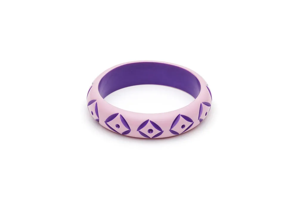 Midi Clematis Carved Maiden Bangle