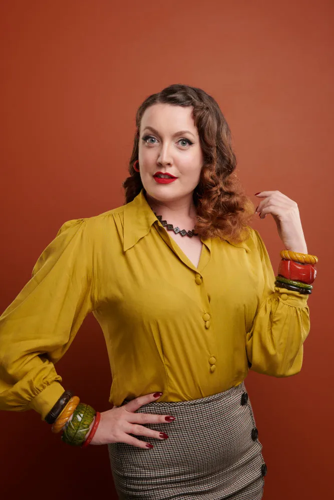 Midi Golden Espresso Fakelite Duchess Bangle