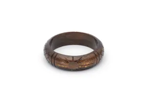 Midi Golden Espresso Fakelite Maiden Bangle