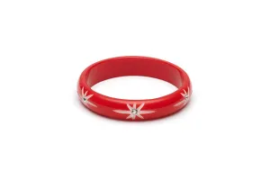 Midi Red Starburst Duchess Bangle
