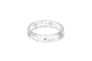 Midi Silver Foil Starburst Maiden Bangle