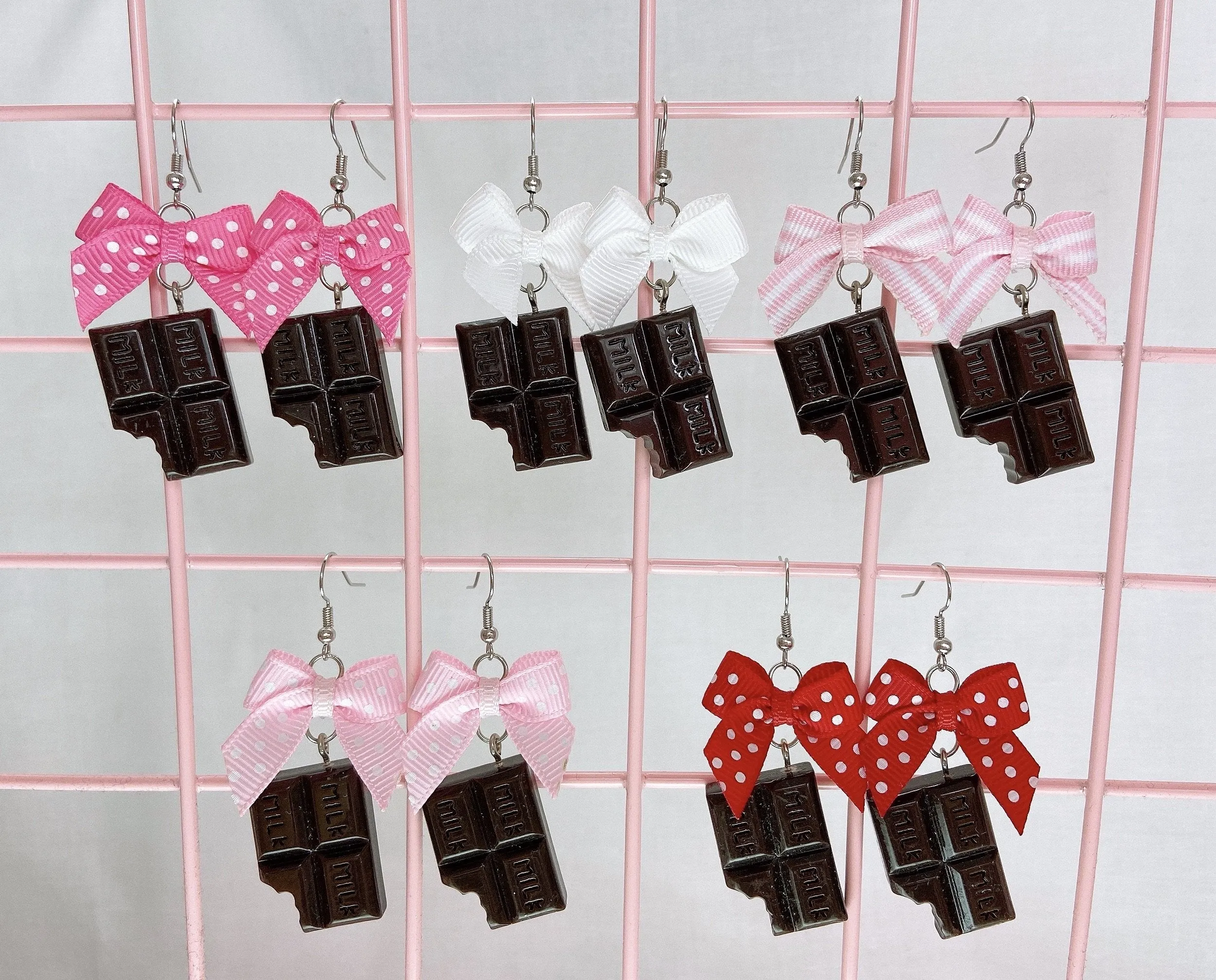 Milk Chocolate Earrings (6 Colors)