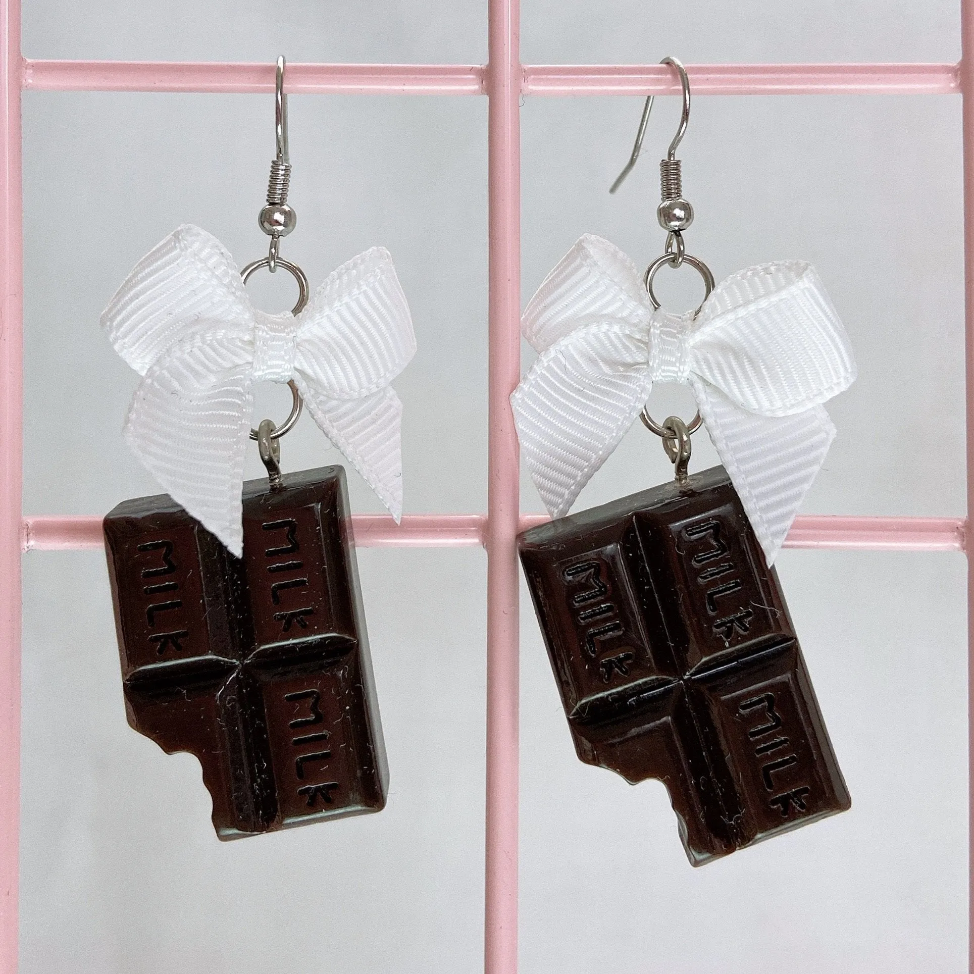 Milk Chocolate Earrings (6 Colors)