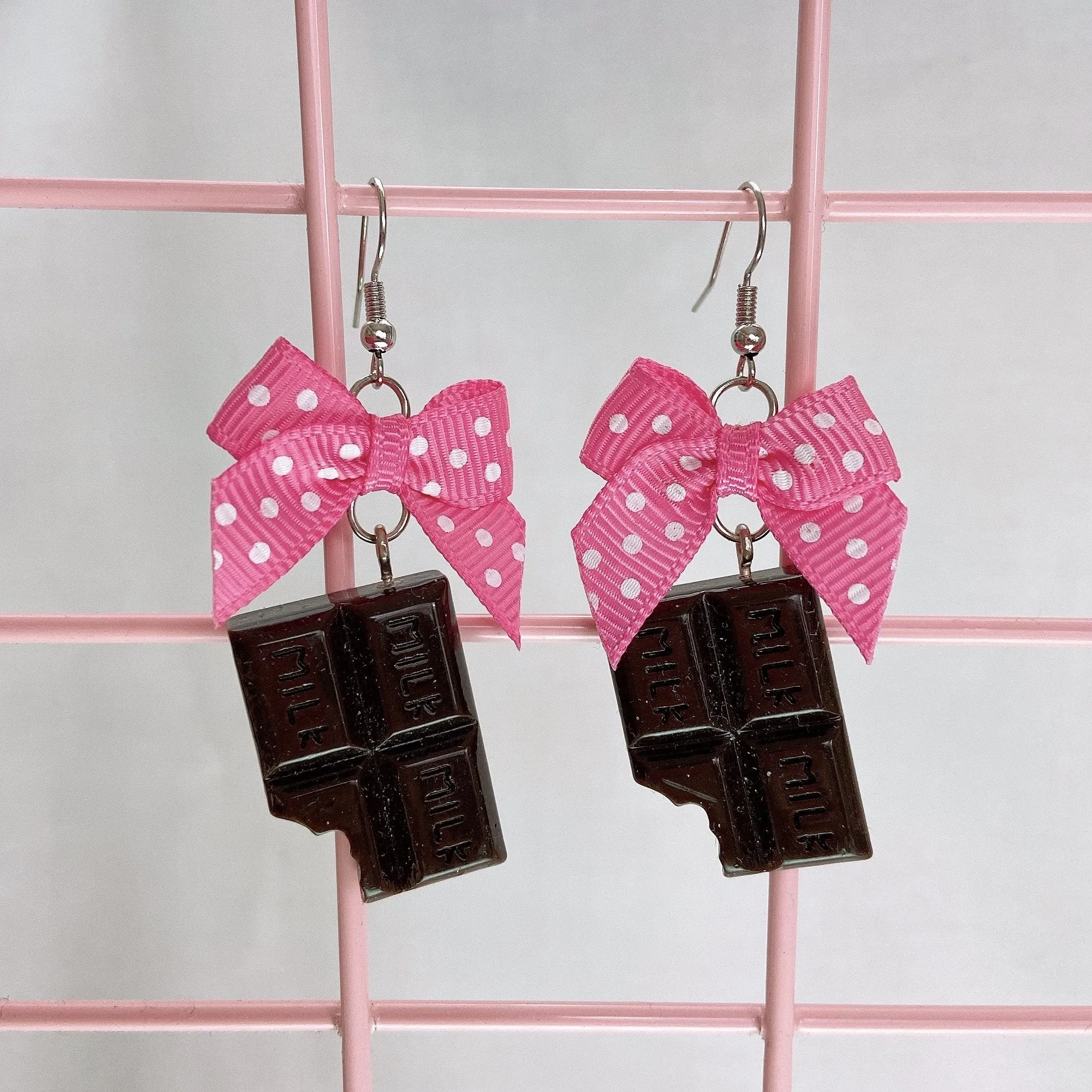 Milk Chocolate Earrings (6 Colors)