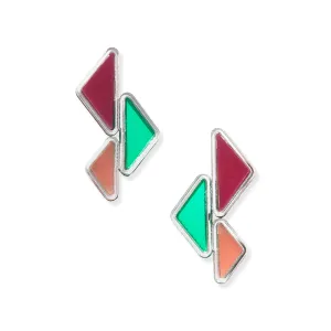 Mini Amal Upcycled Acrylic Earrings