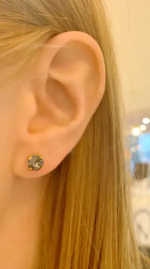 Mini Garnet Swarovski Studs