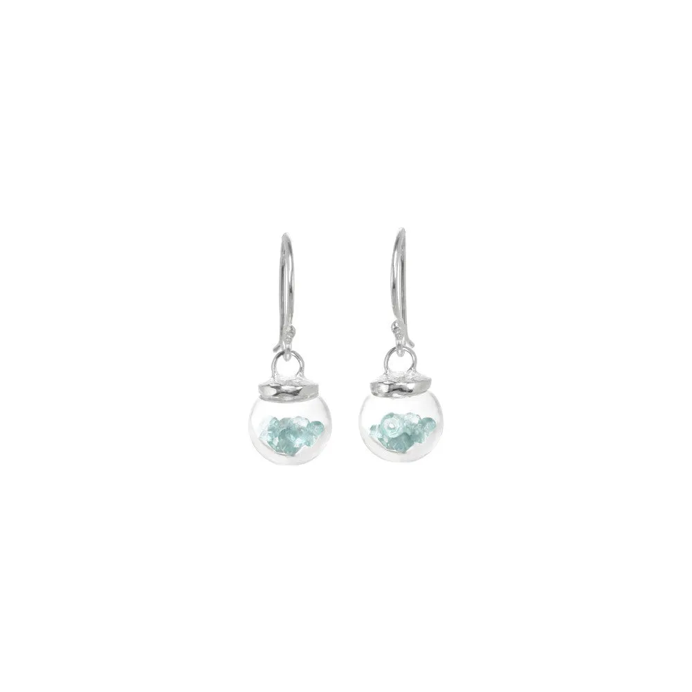 Mini Globe Earrings