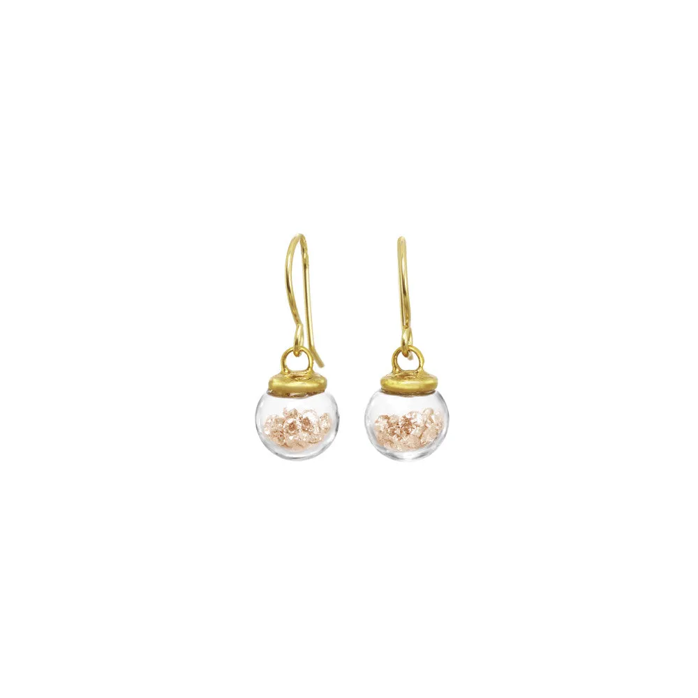 Mini Globe Earrings