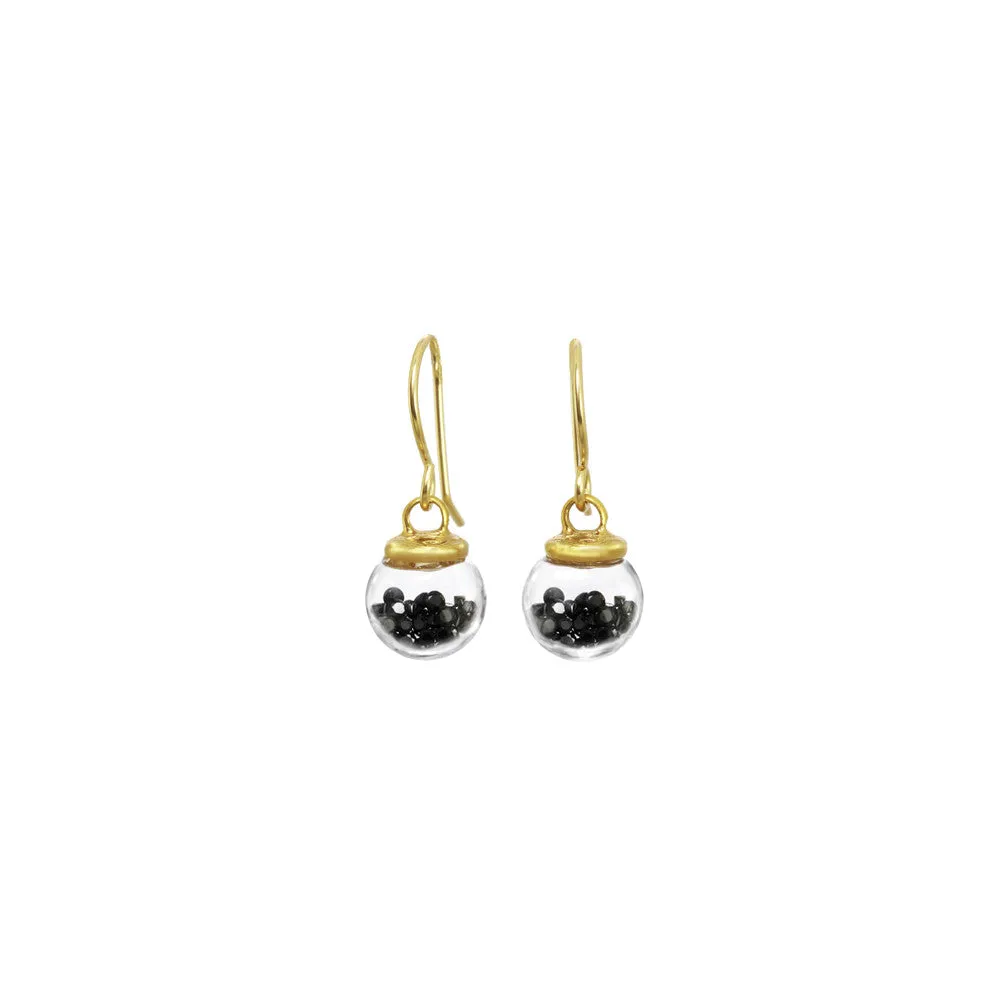 Mini Globe Earrings