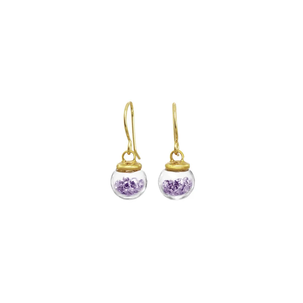 Mini Globe Earrings
