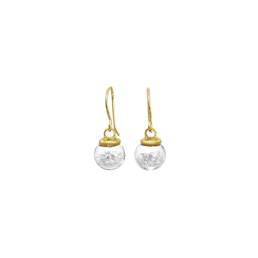 Mini Globe Earrings