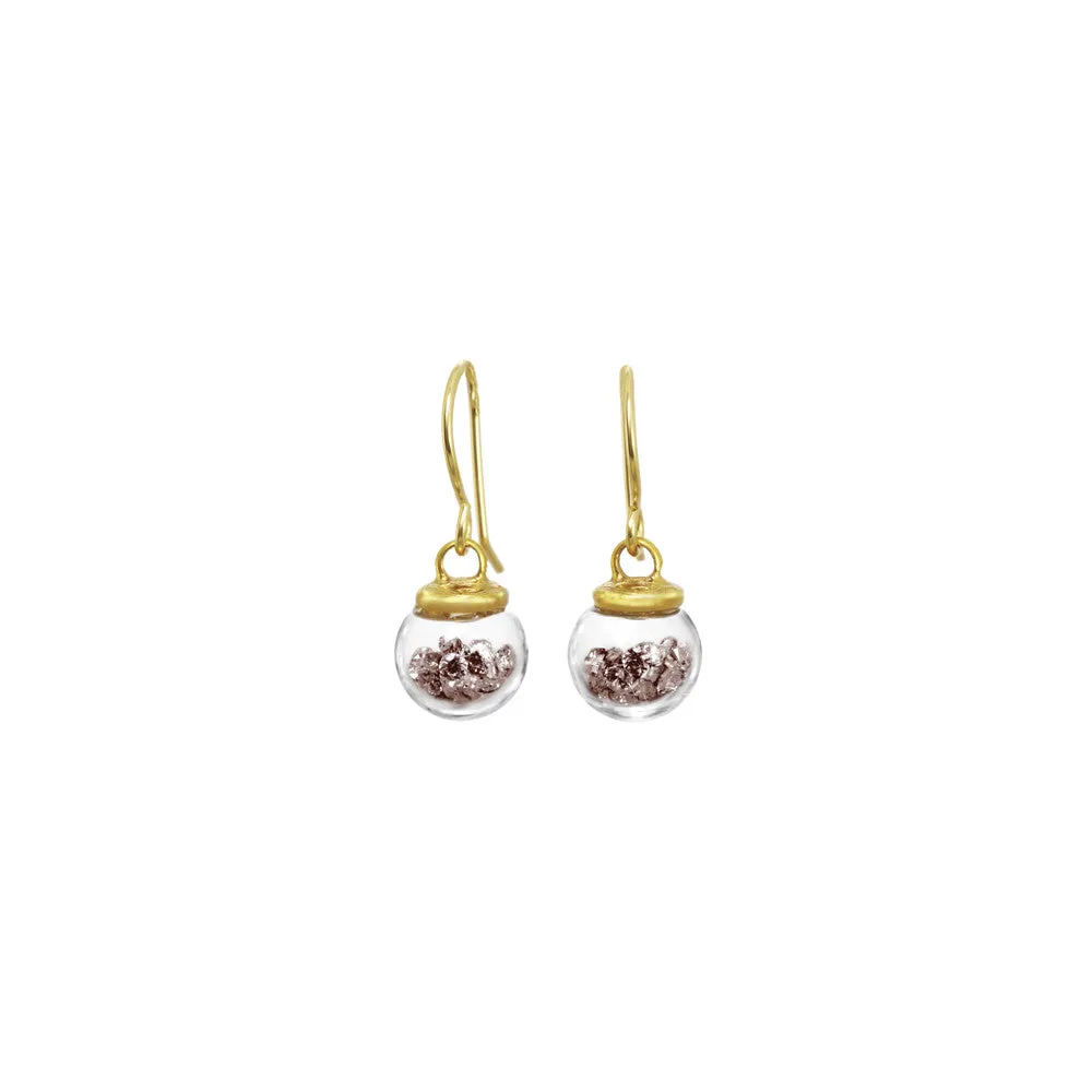 Mini Globe Earrings