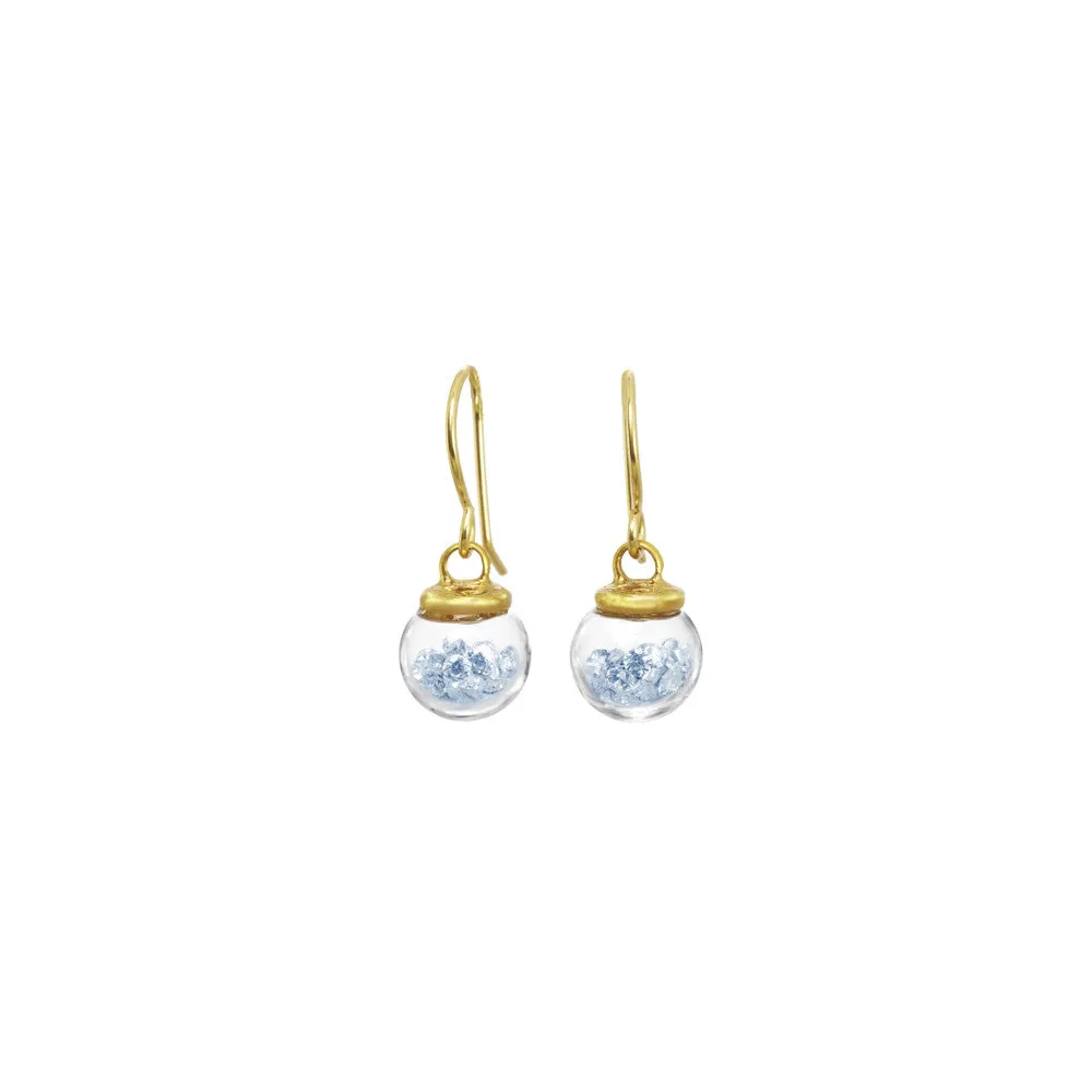 Mini Globe Earrings