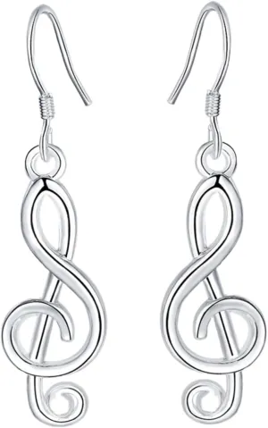 Minimalist Earring Set for Women Small Stud Earrings Music Fashion Ear Jewelry