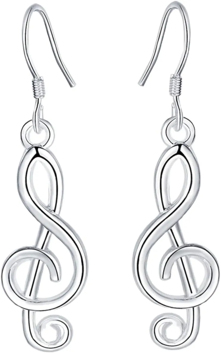 Minimalist Earring Set for Women Small Stud Earrings Music Fashion Ear Jewelry