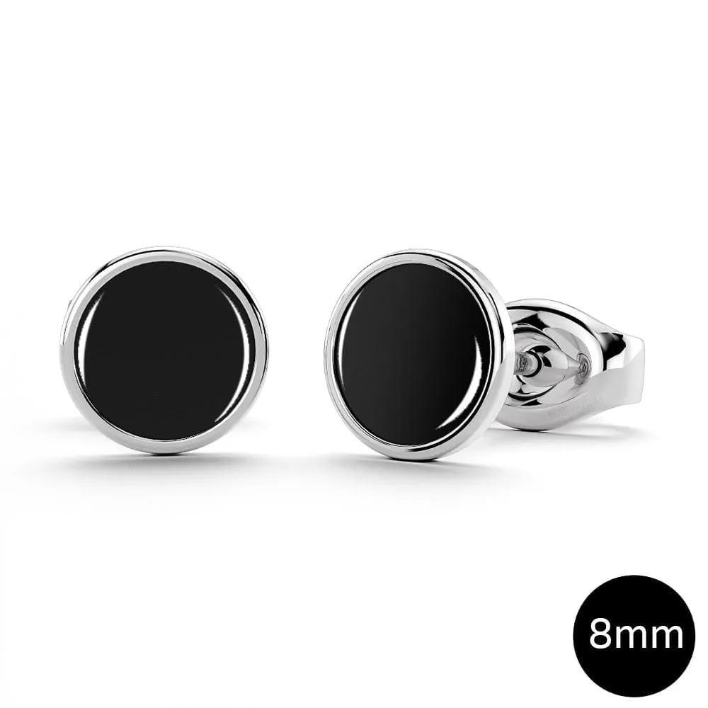 Mitch Stud Earrings 8mm