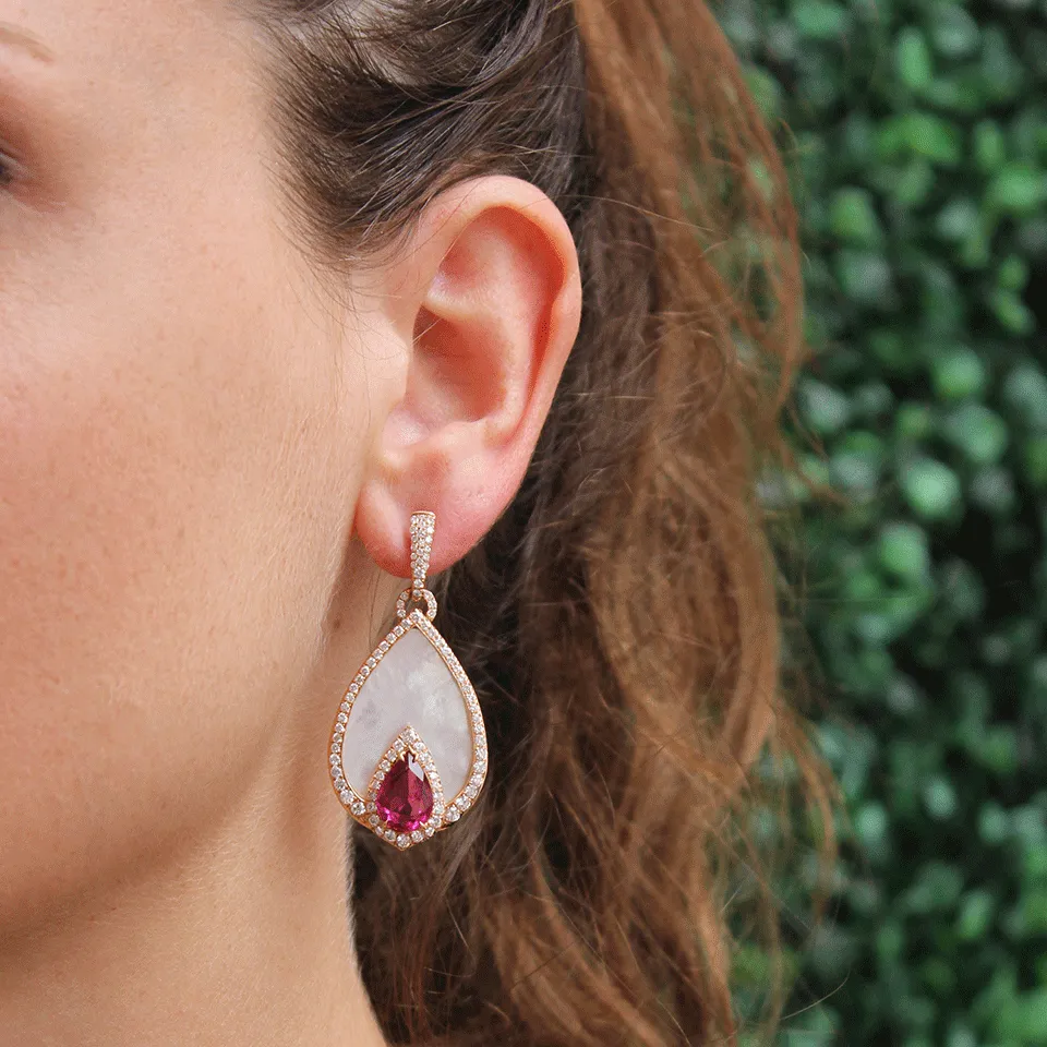 Mother-Of-Pearl Drop Earrings
