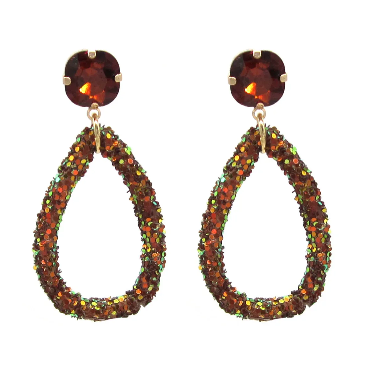 Multicolor Pendant Earrings