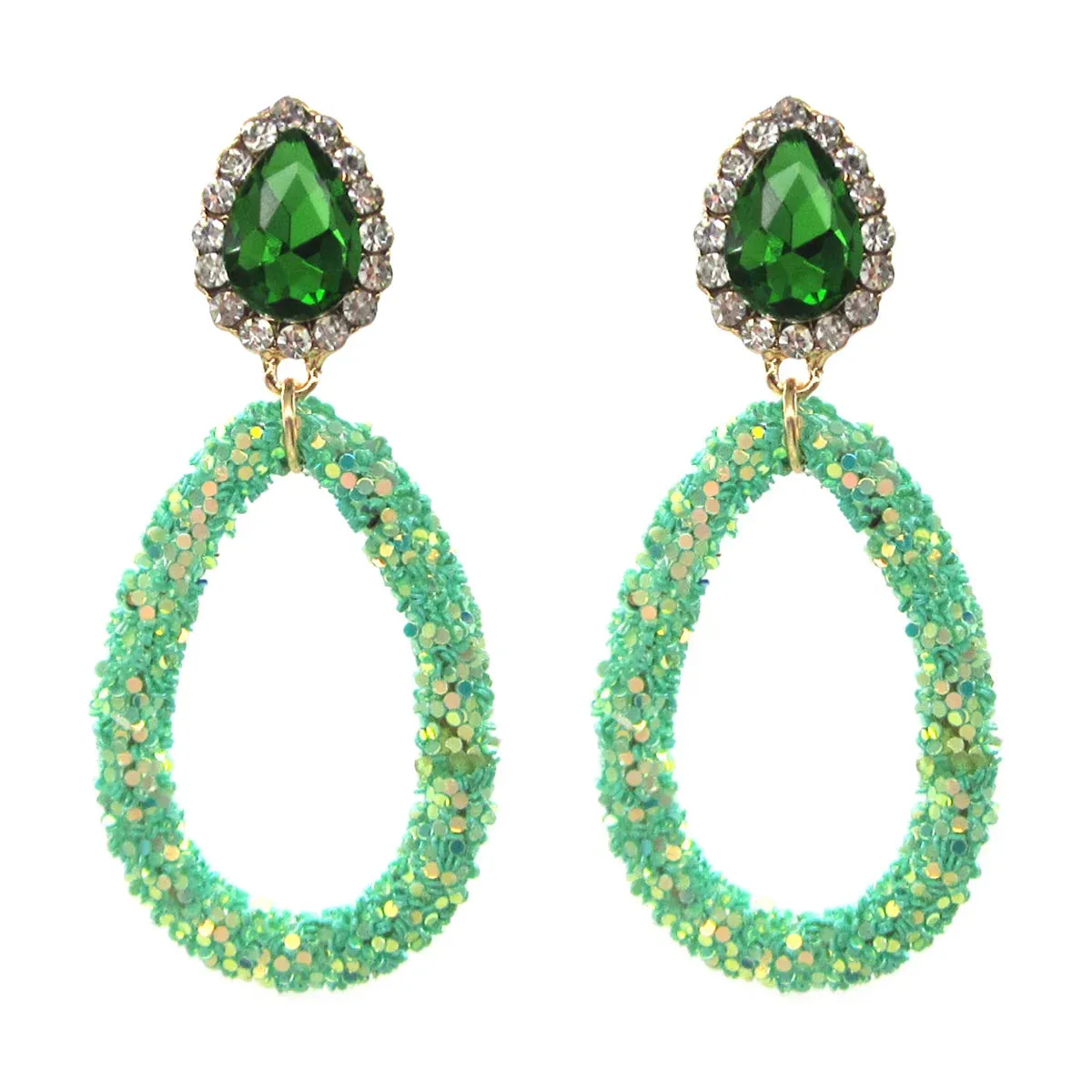 Multicolor Pendant Earrings