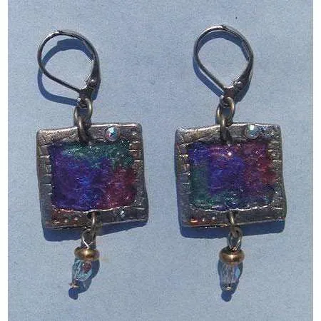 Nanette Orijinels Square Earrings