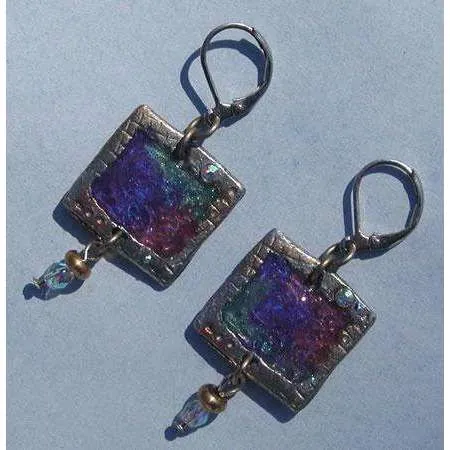 Nanette Orijinels Square Earrings