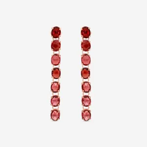 Nanis 18K Rose Gold Garnet Earrings OA36-565