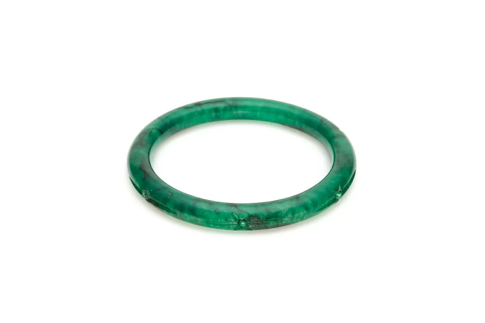 Narrow Monster Mash Carved Bangle