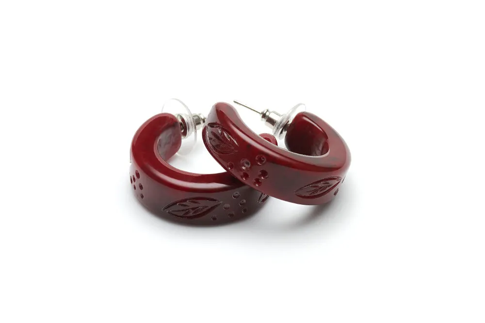 Narrow Mulberry Fakelite Maiden Bangle