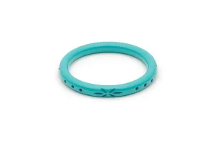 Narrow Nymph Carved Bangle