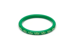 Narrow Summer Carved Duchess Bangle