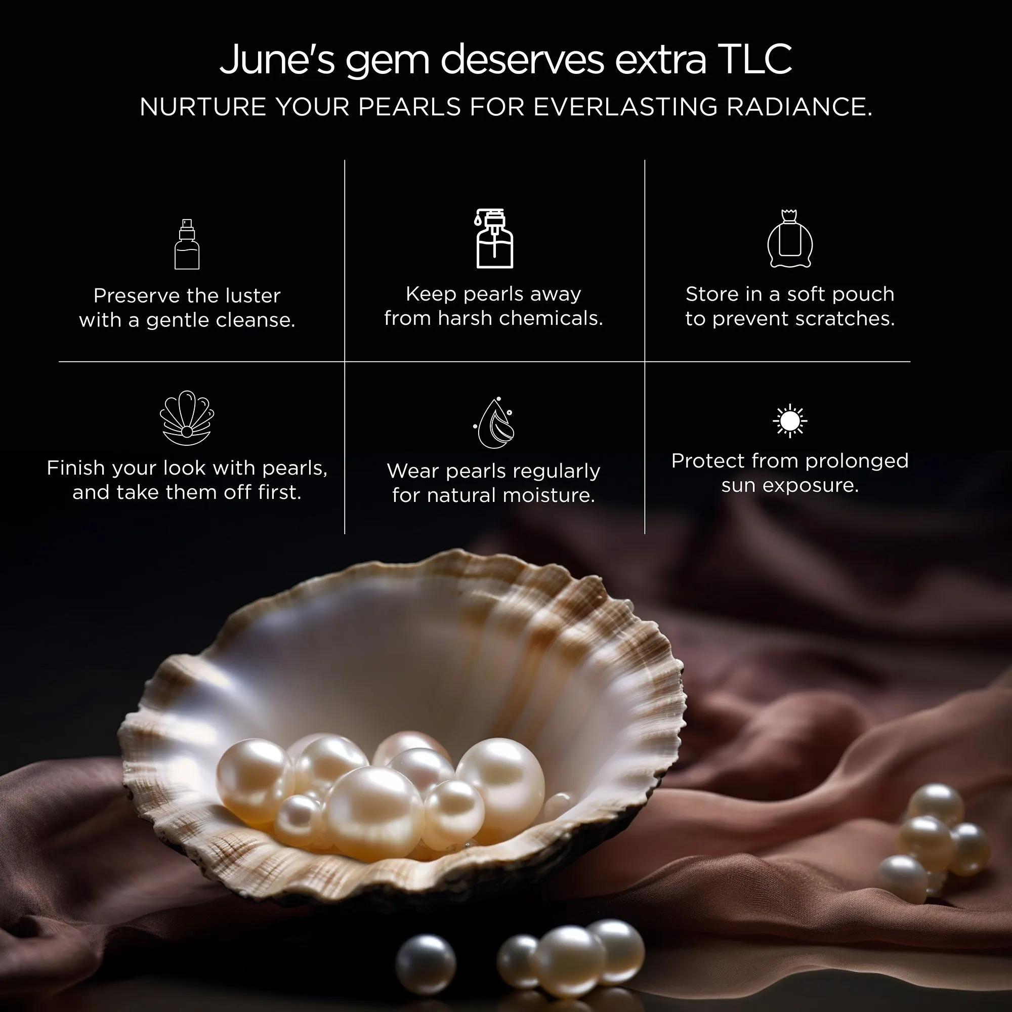 Nature Inspired Freshwater Pearl Drop Earrings with Diamond