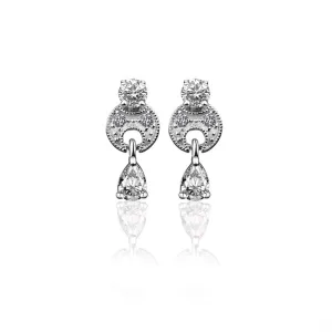 Newbridge Silver Vintage Tear Drop Earrings