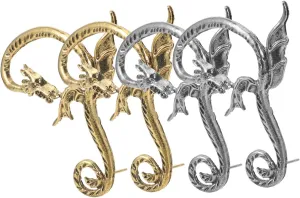Non Piercing Dragon Ear Clips Ear Cuffs for Women Vintage Style Clip on Earrings Punk Fashion Jewelry