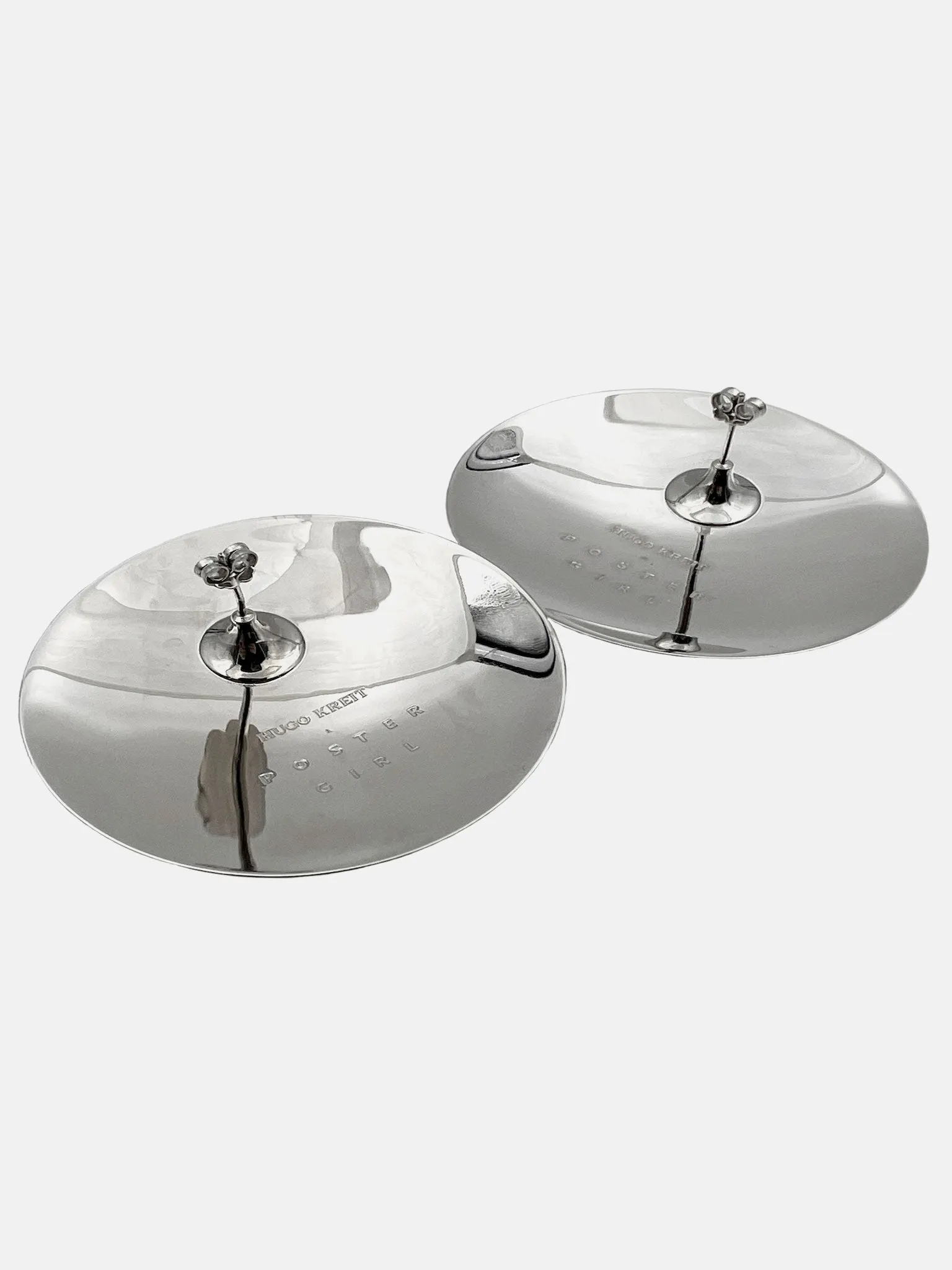Nuclear Earrings Silver