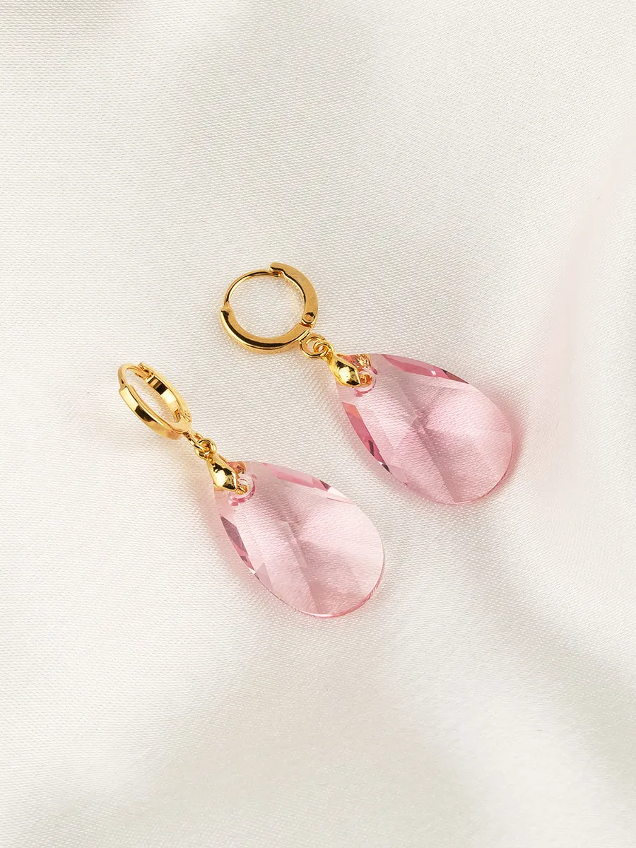 Olivia Earrings | Light Rose