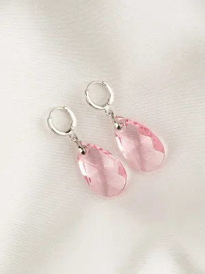 Olivia Earrings | Light Rose