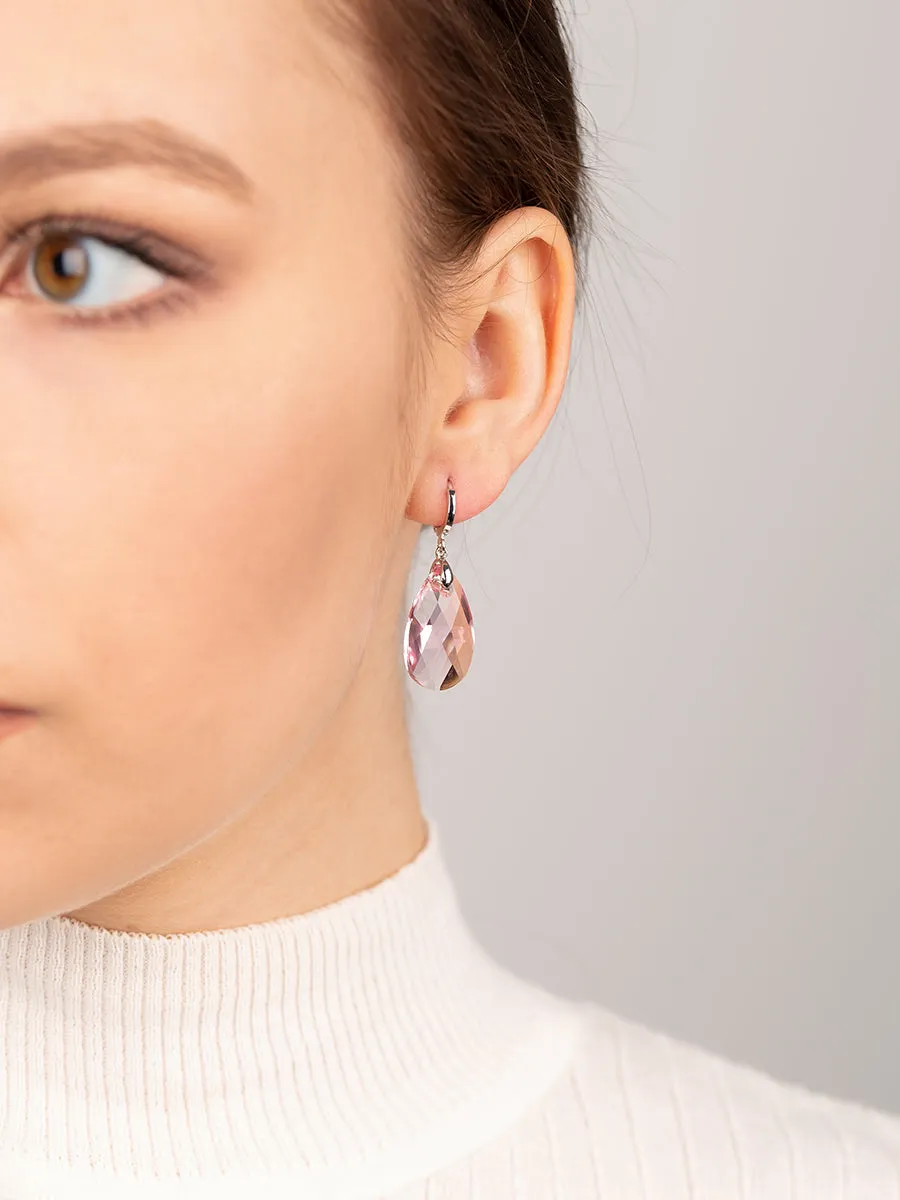 Olivia Earrings | Light Rose