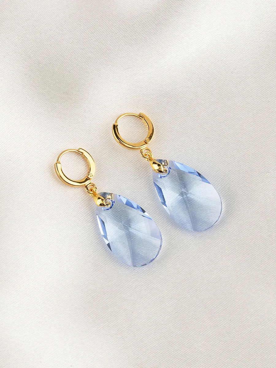 Olivia Earrings | Light Sapphire