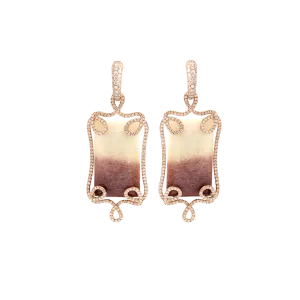 Ombre Quartz Earrings