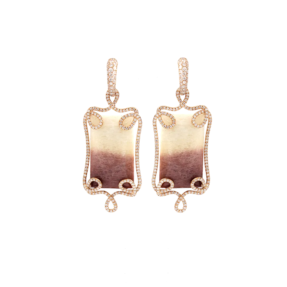 Ombre Quartz Earrings