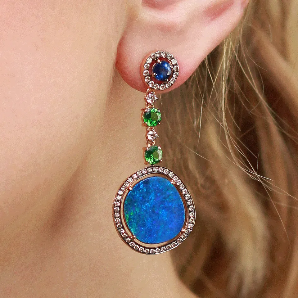 Opal Drop Earrings